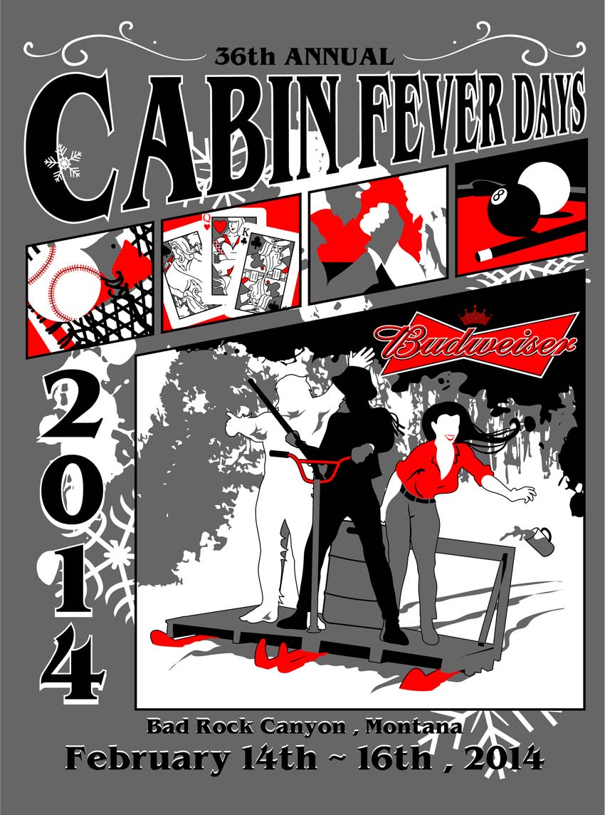 2014 Cabin Fever Days Poster